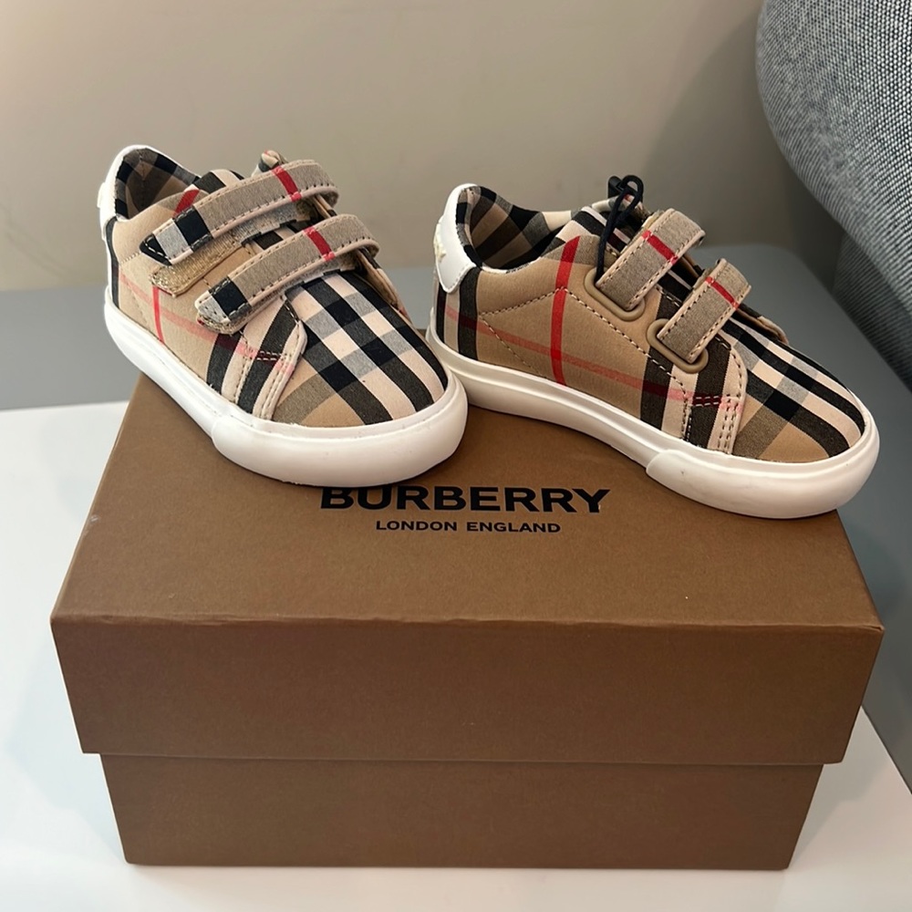 New Burberry toddler shoes